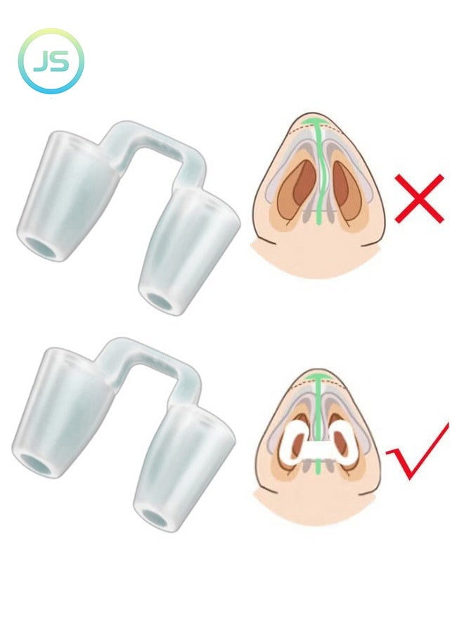 JS Face Healthly Silicone Nostril Retainer, Nose Pad for Surgery, Nose Retainer Rhinoplasty, Retainer for Work Surgery, %100 Silicone Nose Stud (No. 5 No. 6) - Image 1